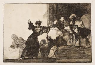 Francisco José de Goya y Lucientes - Disparate Furioso, pl. 6; Disparate Pobre, p. 11, from Los Proverbios 2