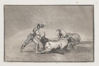 Francisco José de Goya y Lucientes - La Tauromaquia: Five Plates 5
