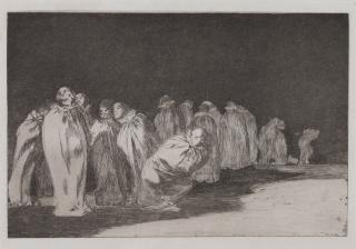 Francisco José de Goya y Lucientes - Los Ensacados, pl. 8, from Los Proverbios