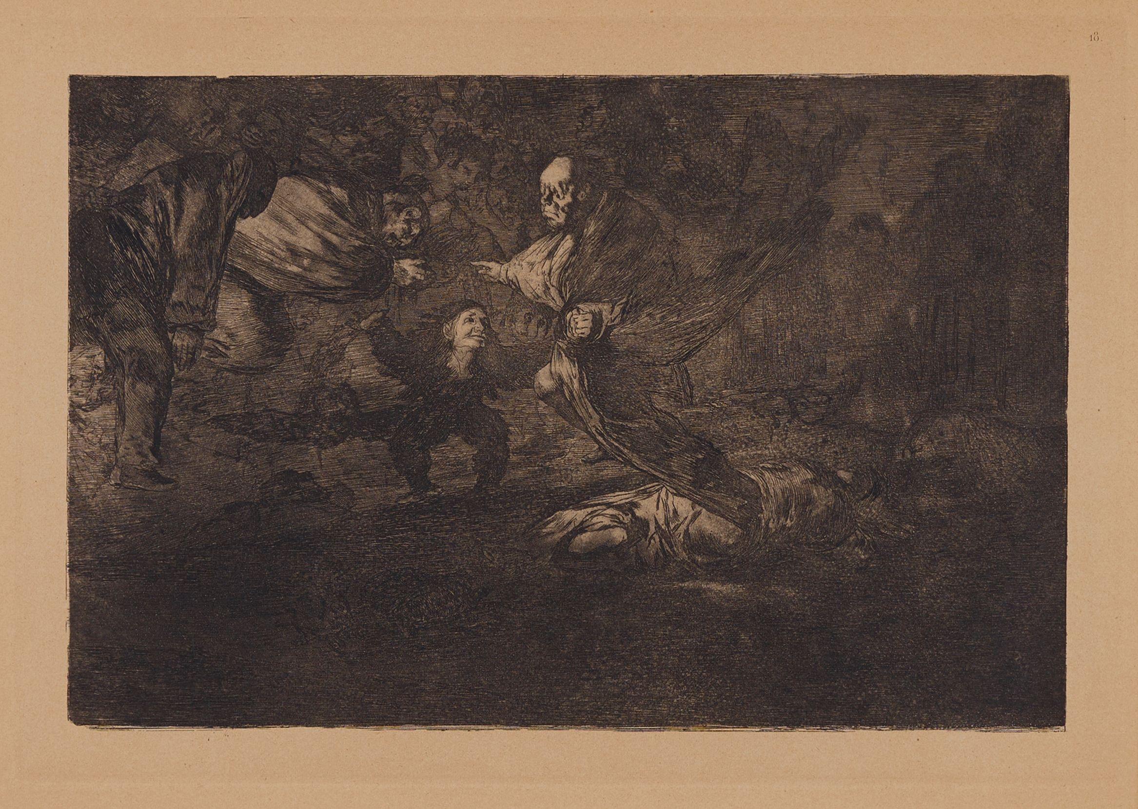 Francisco José de Goya y Lucientes - Plate 7 and 18, from Los Proverbios 2