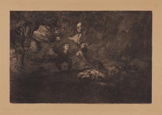Francisco José de Goya y Lucientes - Plate 7 and 18, from Los Proverbios 2