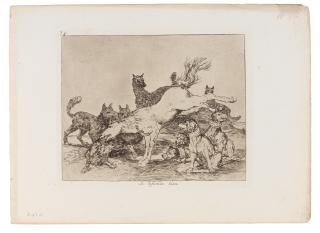 Francisco José De Goya Y Lucientes - Se Defiende Bien, From Los Desastres De La Guerra