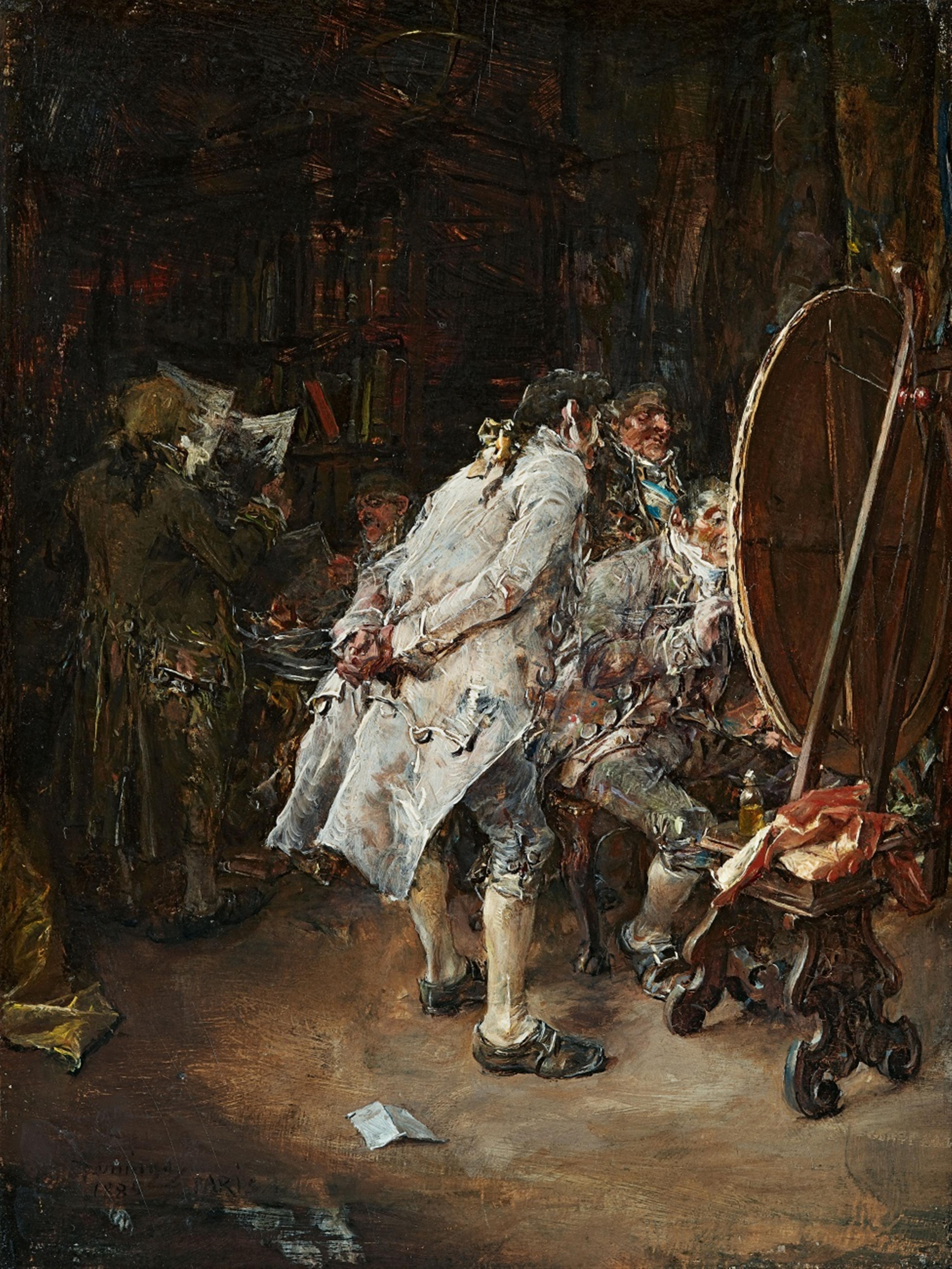 Francisco José Domingo y Marqués - Im Atelier des Malers