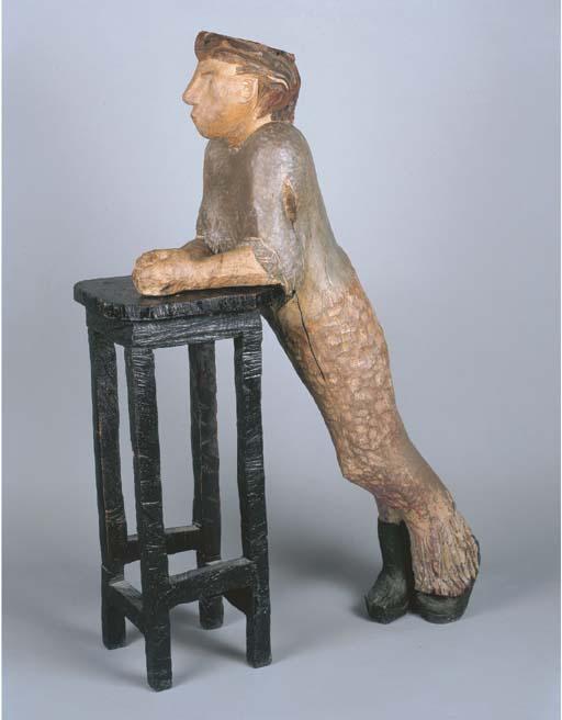 Francisco Leiro - Rapaz con banqueta