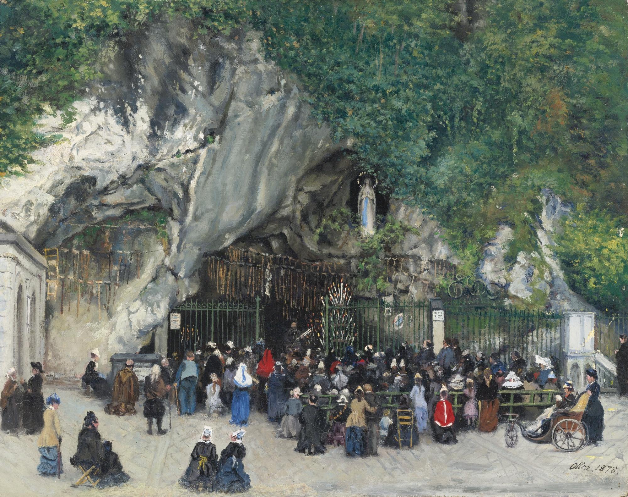 Francisco Manuel Oller Y Cestero - Our Lady Of Lourdes