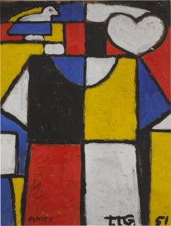 Francisco  Matto - Constructivo con paloma