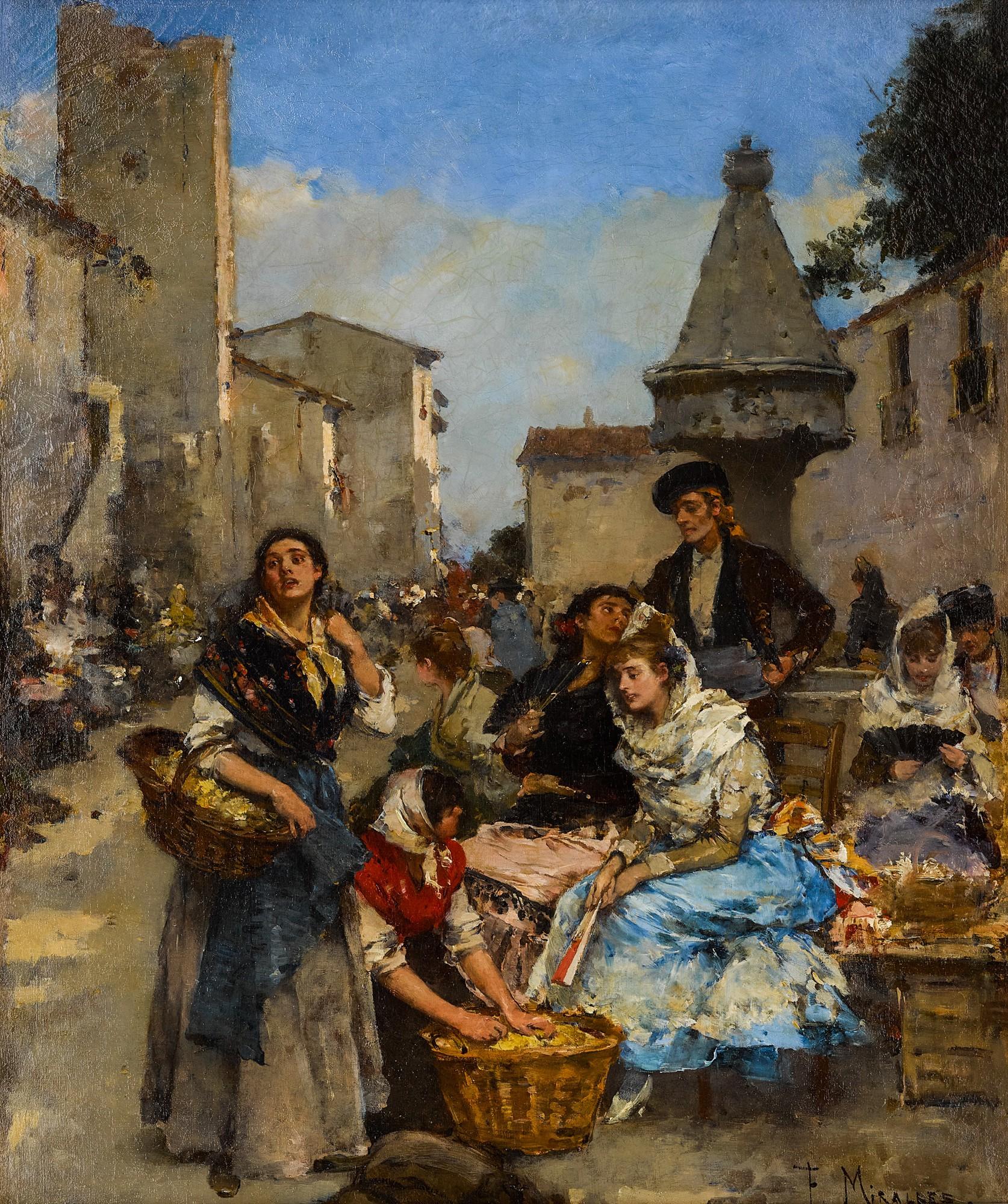 Francisco Miralles y Galup - At the Market