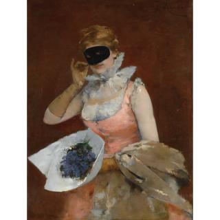 Francisco Miralles - Spanish mujer Con Máscara (The Masque)