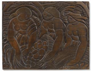 Francisco Narváez - Escena Con Tres Figuras