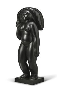 Francisco Narváez - Guaiquerí (Desnudo Con Hoja De Cambur)