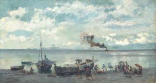 Francisco Pradilla y Ortiz - Capri, The Gulf of Naples