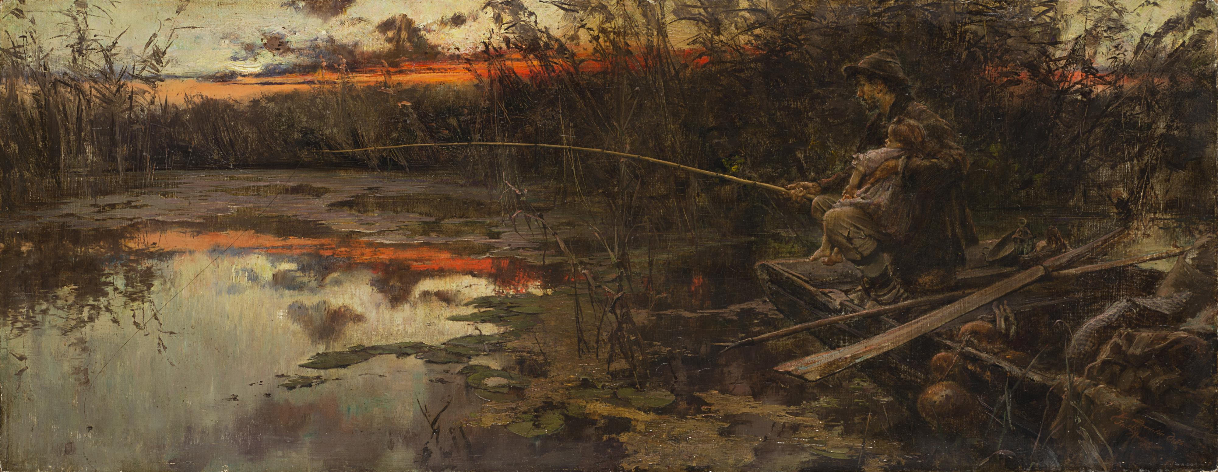 Francisco Pradillla Y Ortiz - Il vedovo (povero) | Paludi pontine presso Terracina. Italia