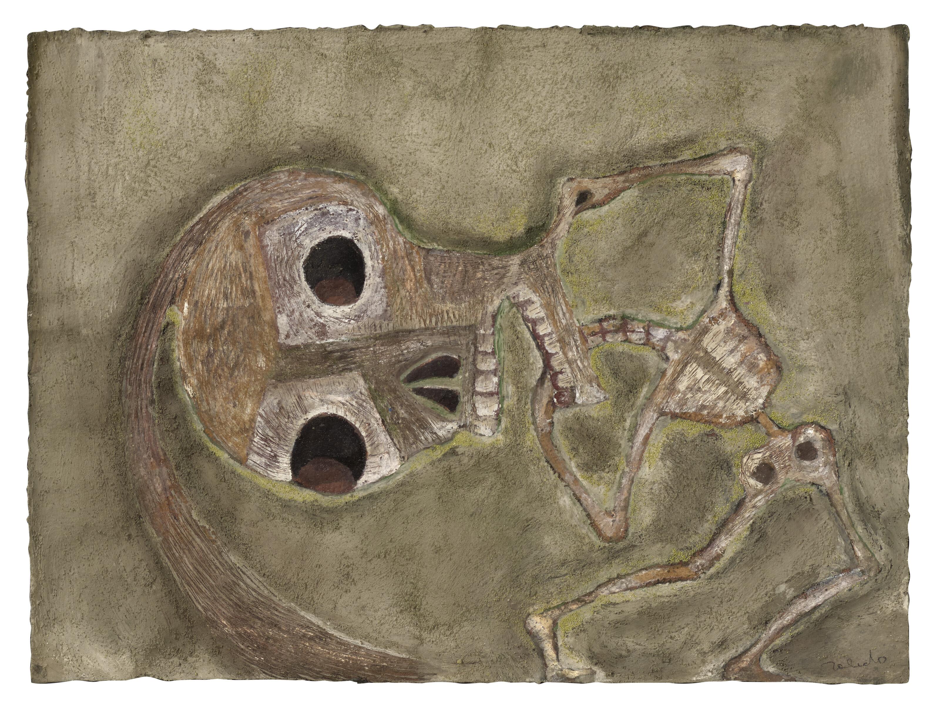 Francisco Toledo - La muerte agachada