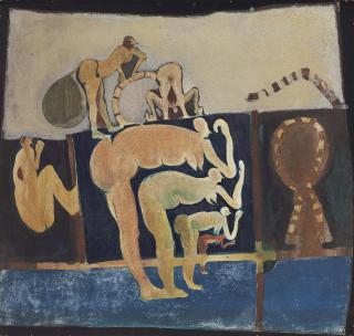 Francisco Toledo - Mujeres en el río (also known as Siete mujeres)