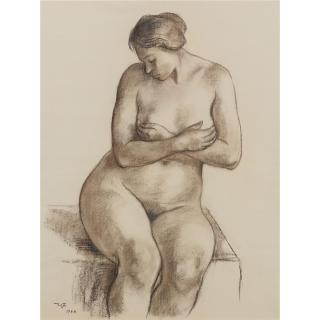 Francisco Zúñiga - Desnuda Con Brazos Cruzados