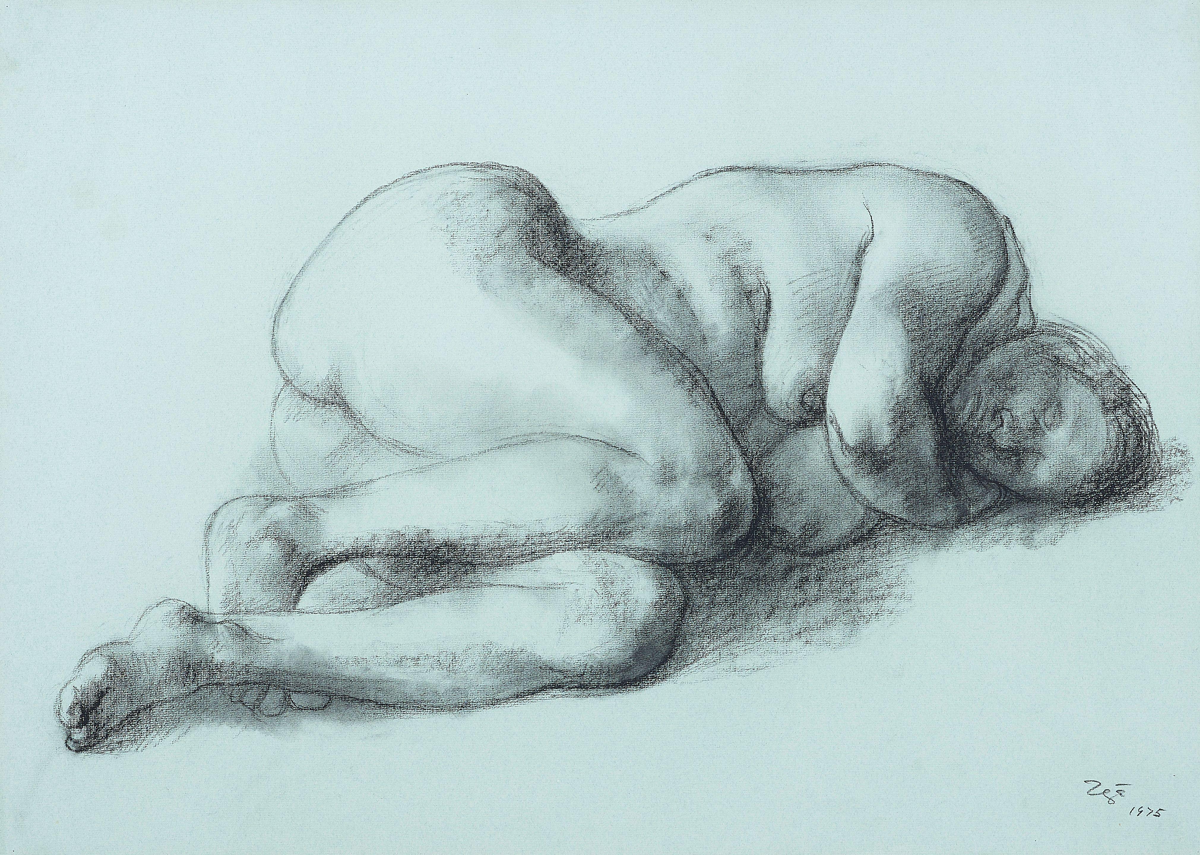 Francisco Zúñiga - Desnudo Acostado [Lying Down Nude]