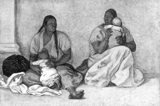 Francisco Zuniga - Dos Mujeres con Ninos (B. 86)