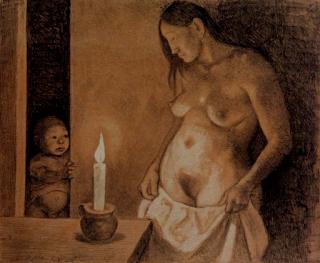 Francisco Zuniga - El Nino y la Vela (B. 50)