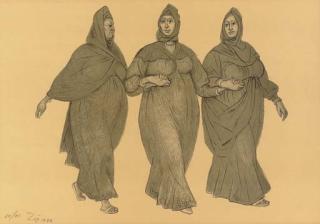 Francisco Zuniga - Impressions of Egypt: Plate 3 (Brewster 76)