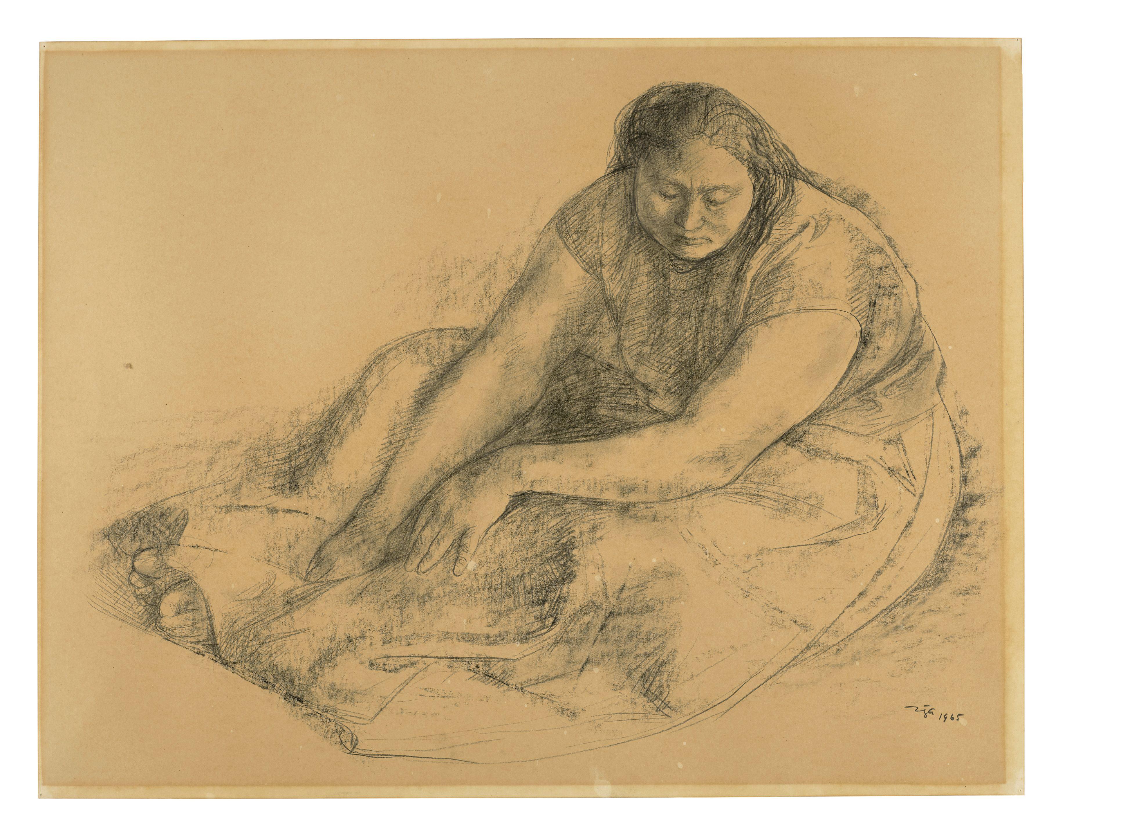 Francisco Zúñiga - Juchiteca sentada