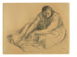 Francisco Zúñiga - Juchiteca sentada