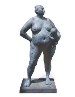 Francisco Zuñiga - Madre con niño en la cadera