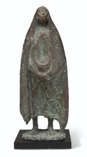 Francisco Zúñiga - Mujer de pie con rebozo, María