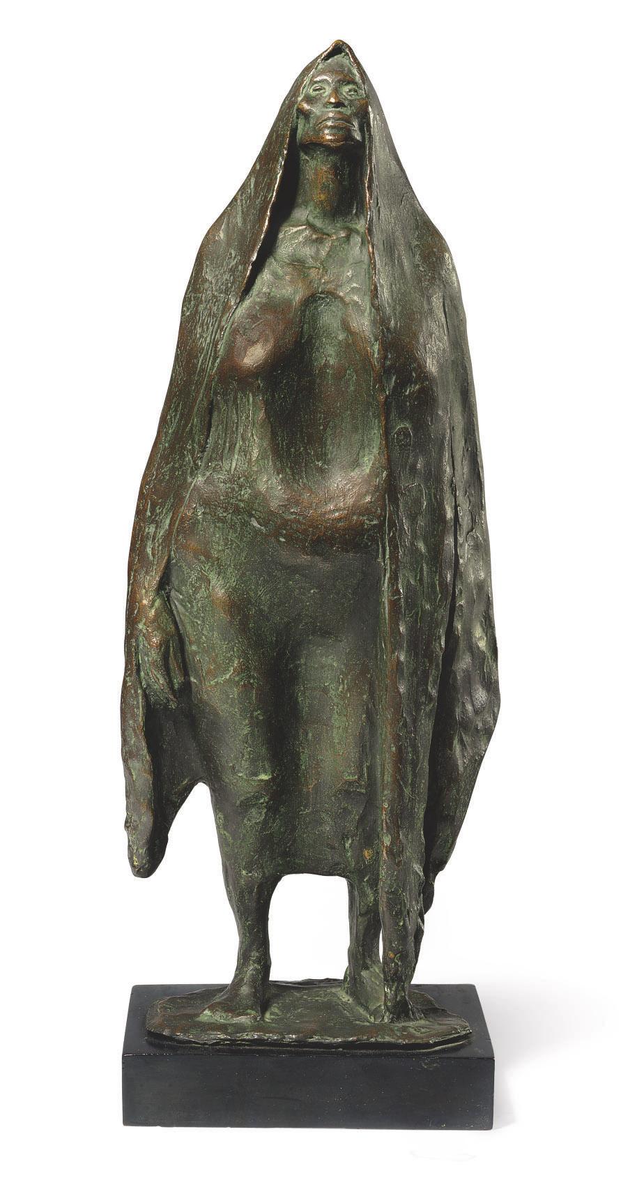 Francisco Zúñiga - Mujer de pie con rebozo