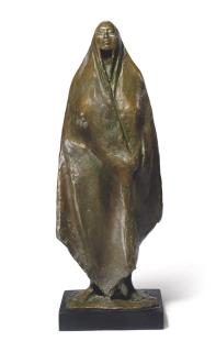 Francisco Zúñiga - Mujer de pie con rebozo