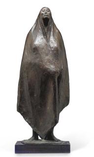 Francisco Zúñiga - Mujer de pie con rebozo