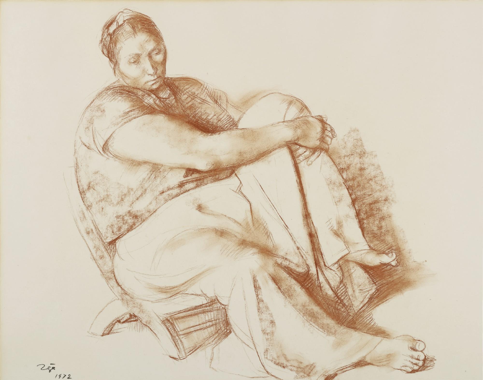 Francisco Zúñiga - Mujer Sentada En Una Silla