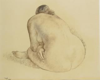 Francisco Zúñiga - Seated Nude