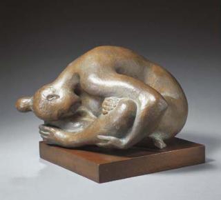 Francisco Zuñiga - Silvia agachada