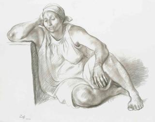 Francisco Zúñiga - Untitled (Mujer dormida)