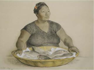 Francisco Zuniga - Woman With Fish