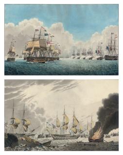 Franciscus Wram - The battle of the Nile, 1st August, 1798