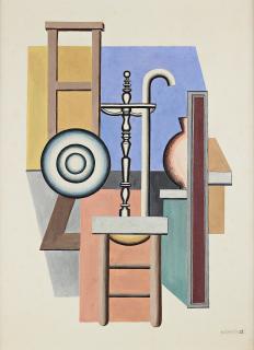 Franciska Clausen - ”Nature morte med spadserestyk”