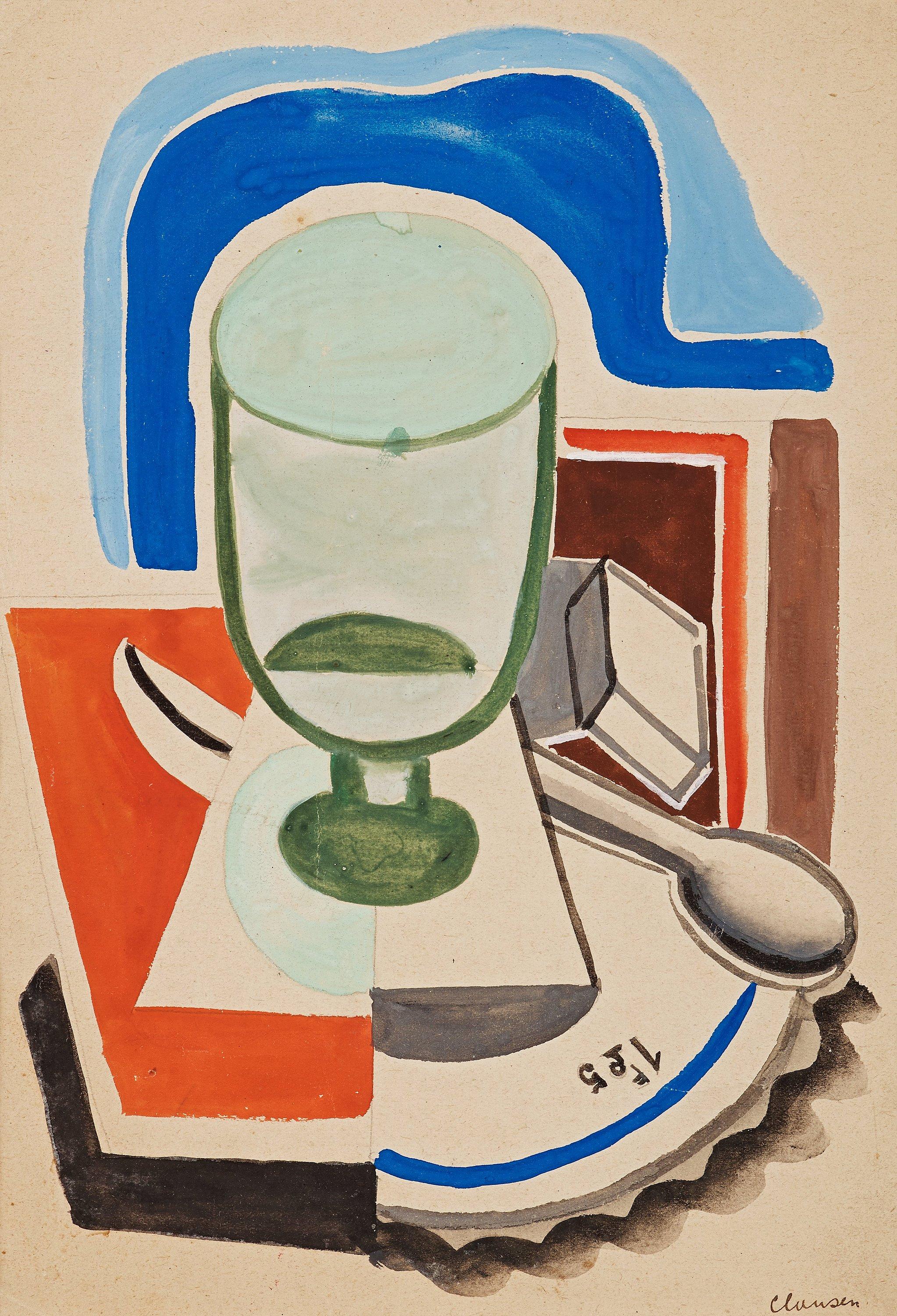 Franciska Clausen - Still life with glass