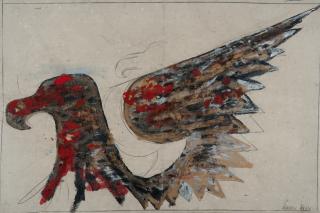 Franco Angeli - Progetto per il grande quadro nero