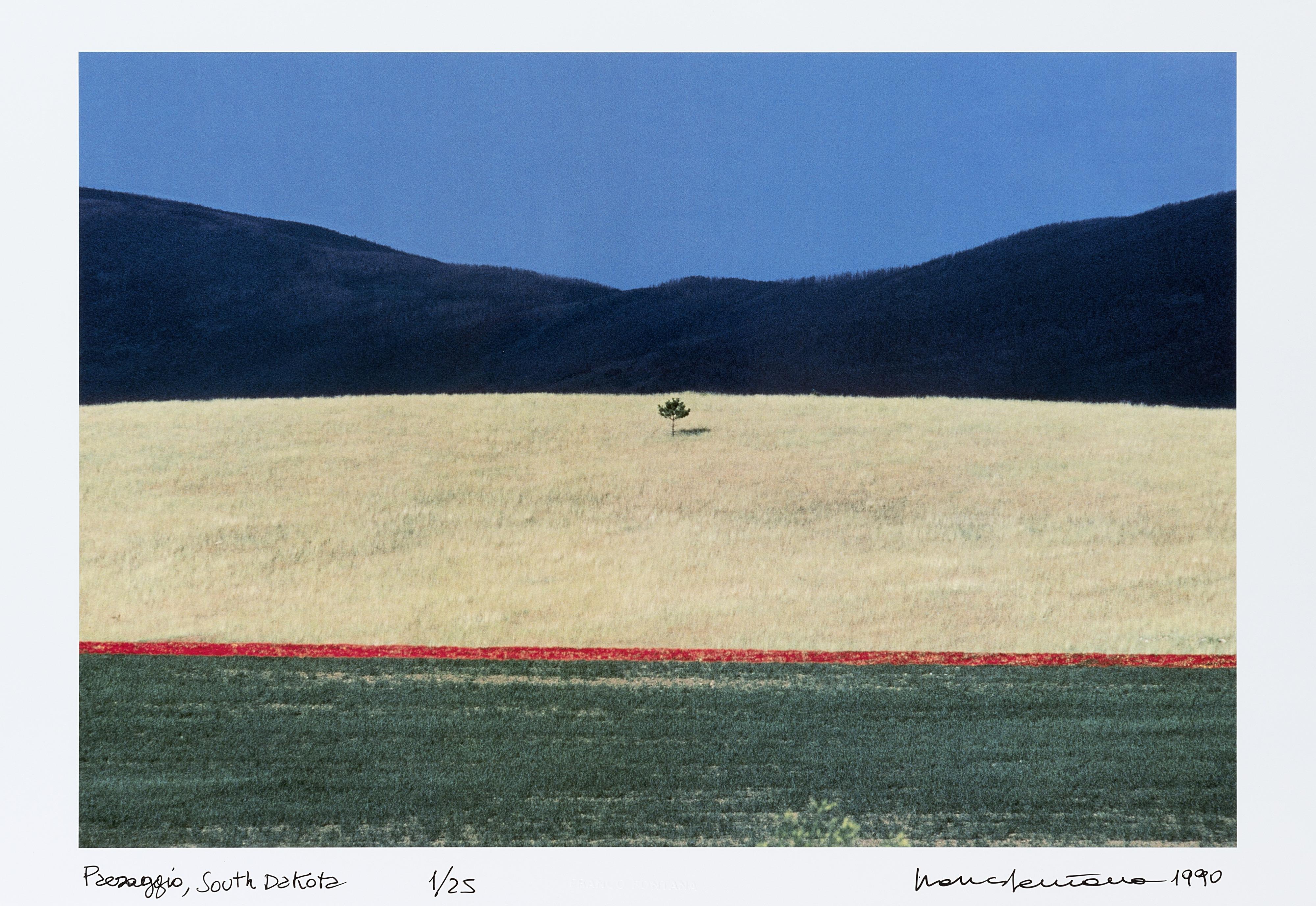 Franco Fontana - Paesaggio, South Dakota 1990