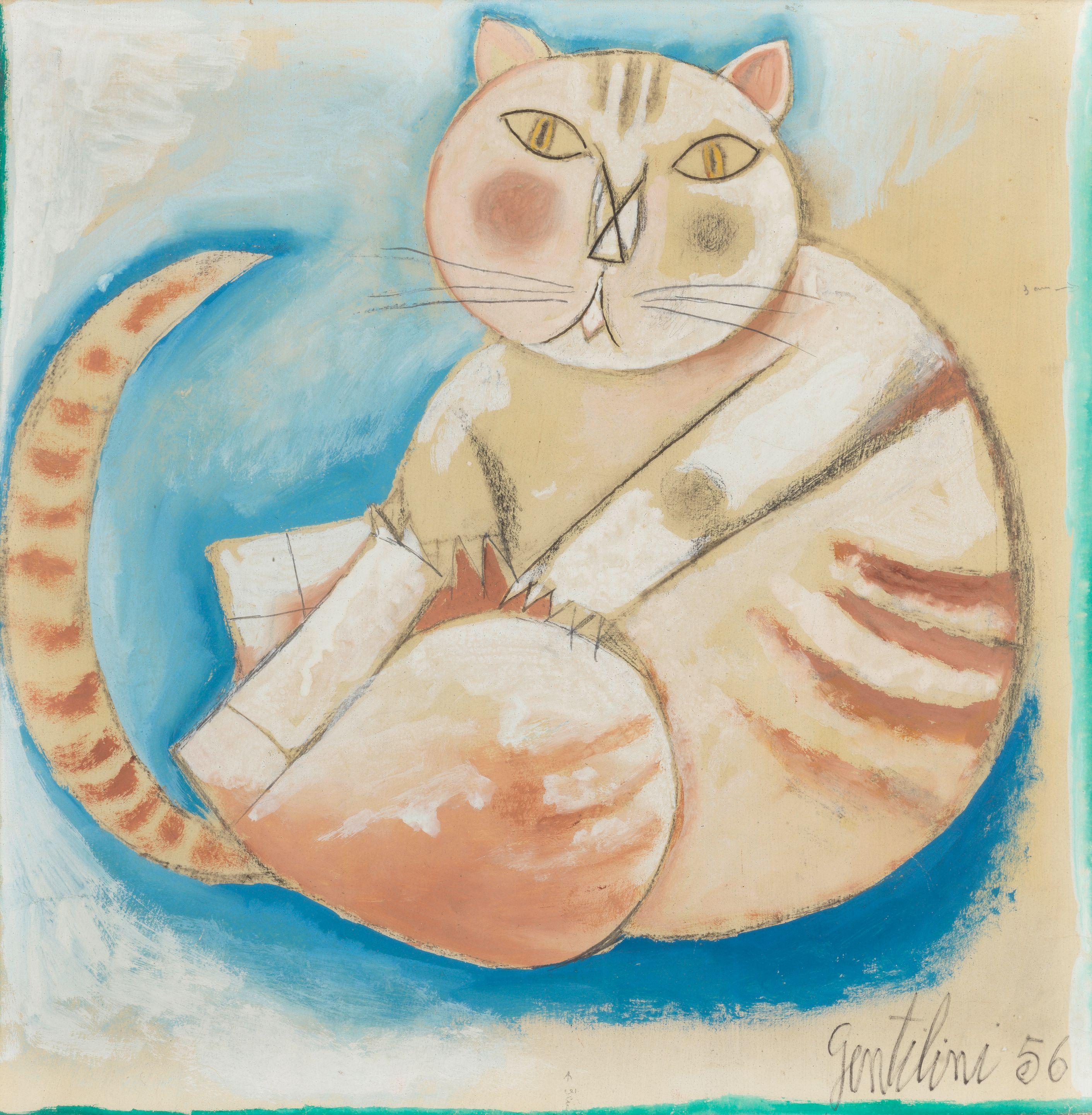 Franco Gentilini - Il gatto