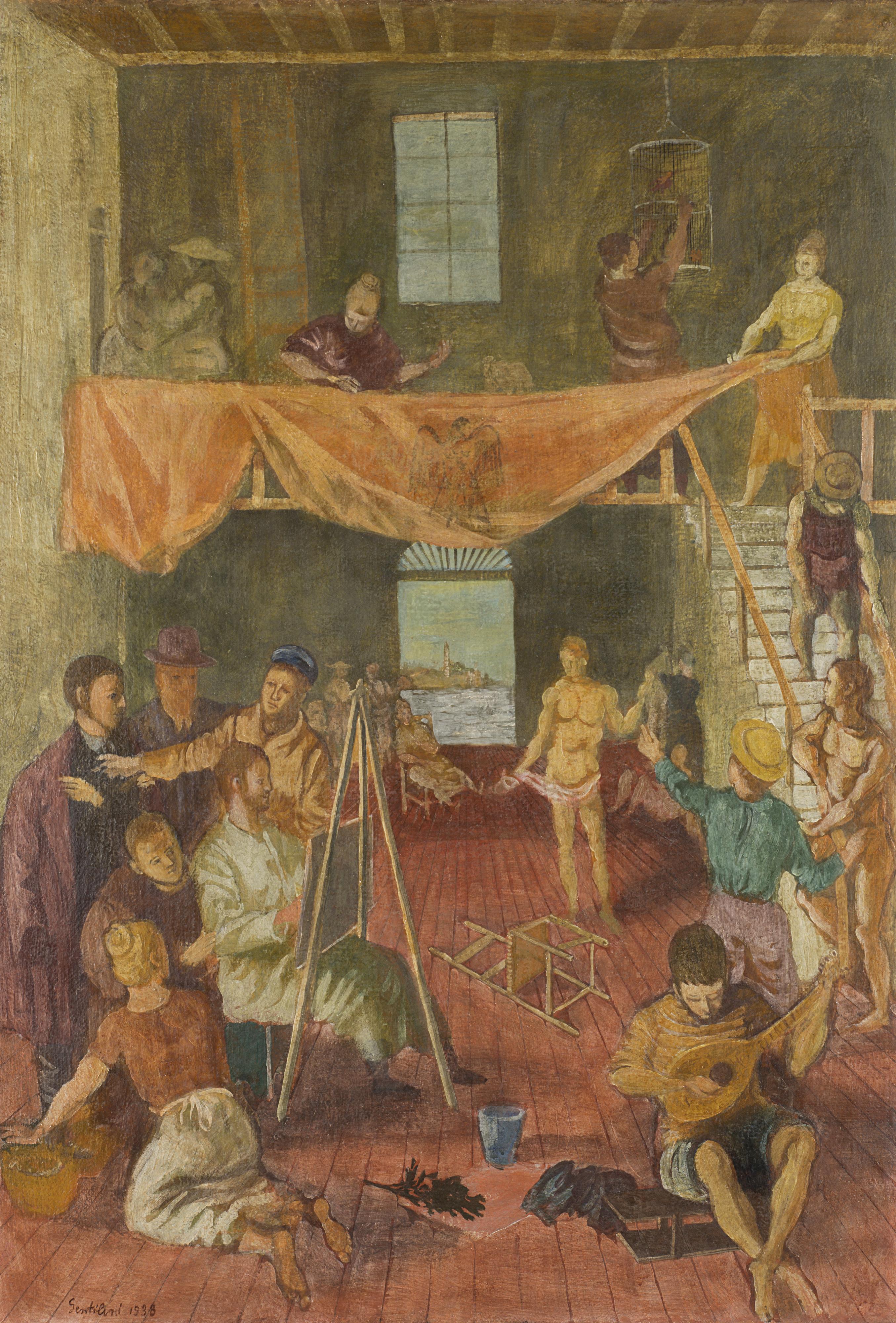 Franco Gentilini - Lo studio