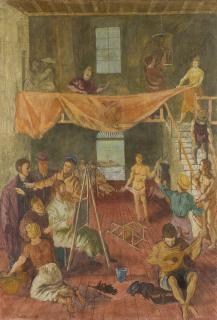 Franco Gentilini - Lo studio