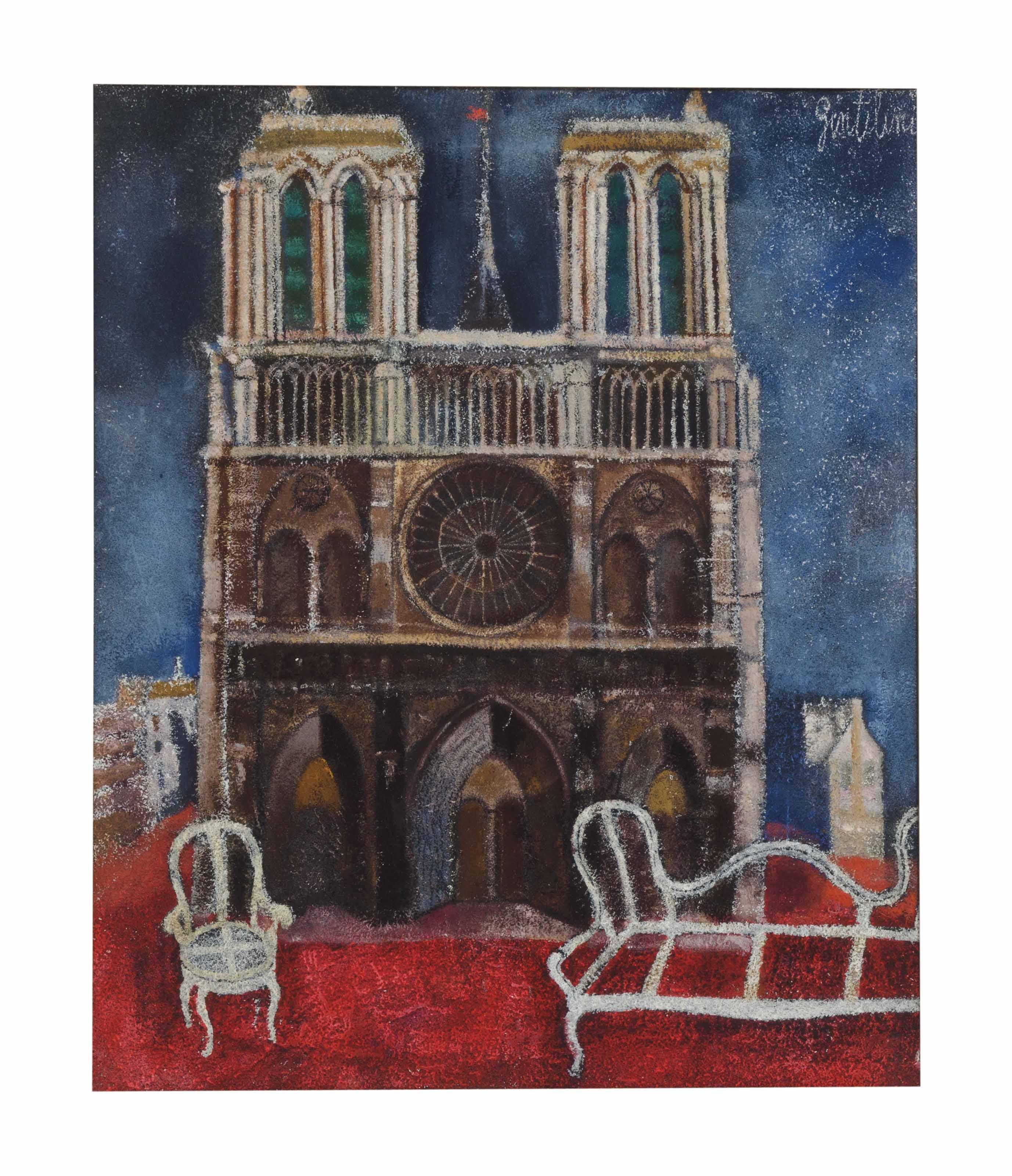 Franco Gentilini - Poltrona Davanti A Notre Dame