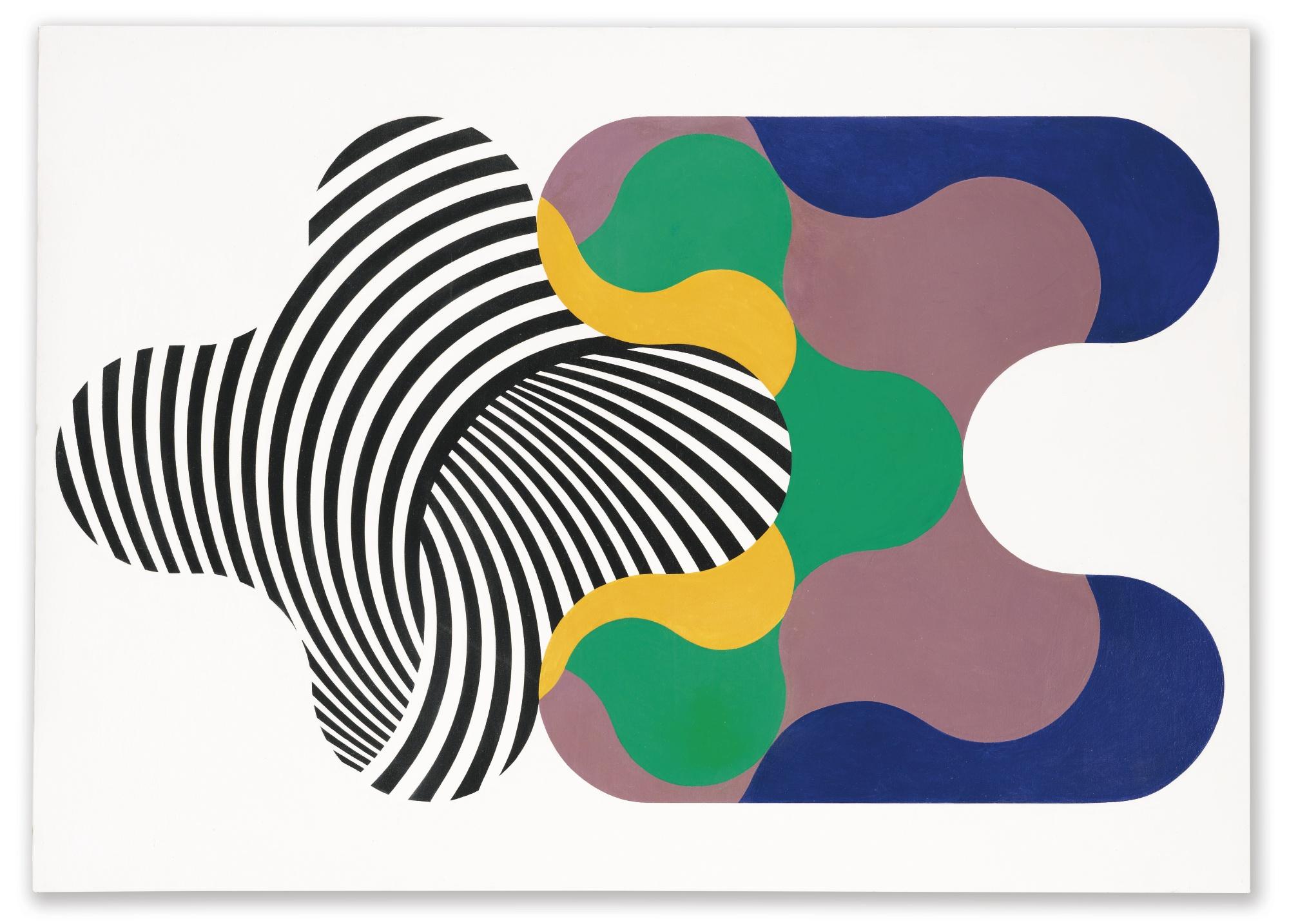 Franco Grignani - Incastro Tra Struttura E Colore N. 29