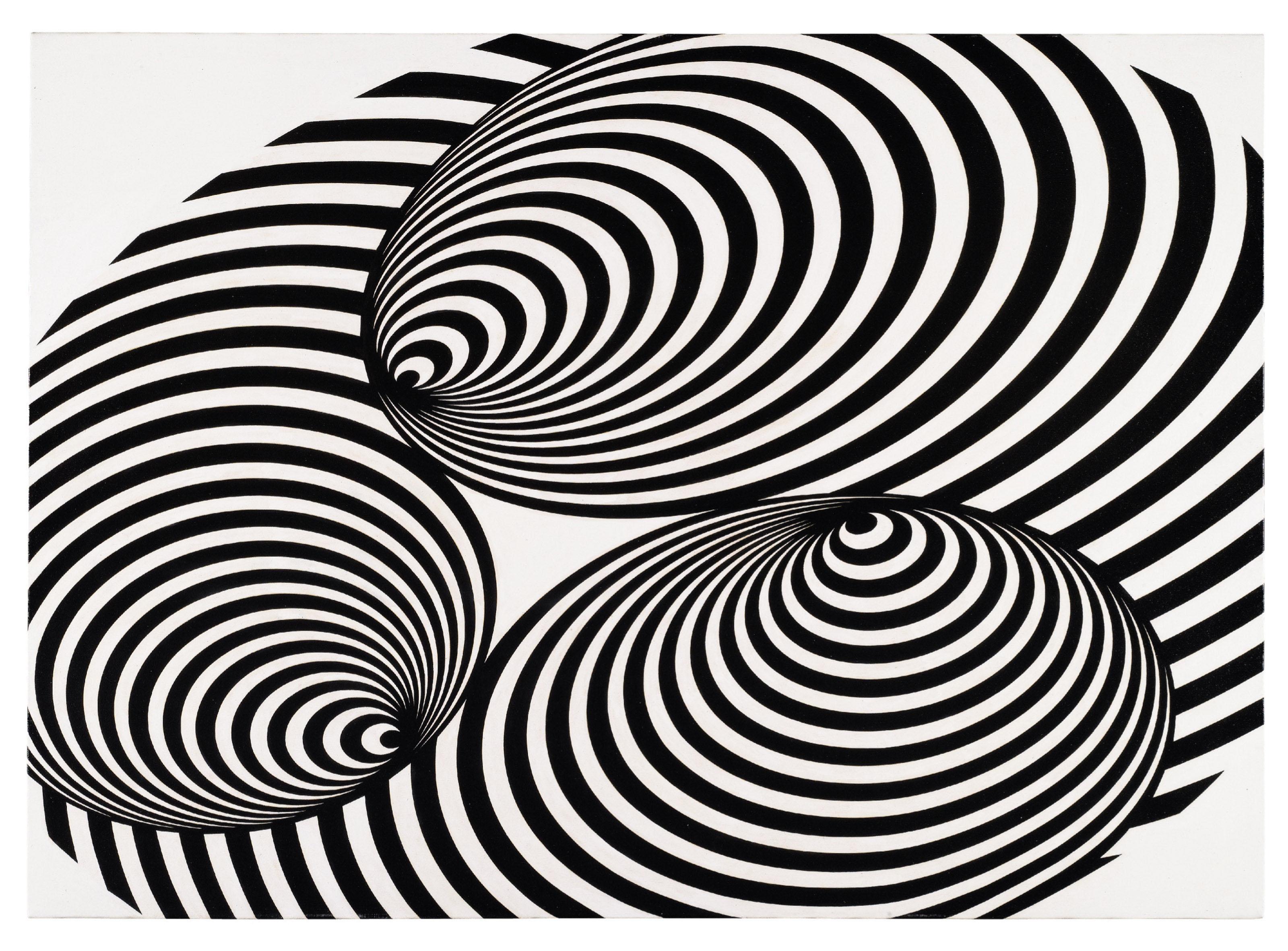 Franco Grignani - Proiezione accumulata (Accumulated Projection)