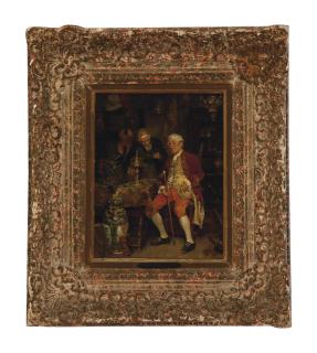 Francois Adolphe Grison - A connoisseur considering a new purchase