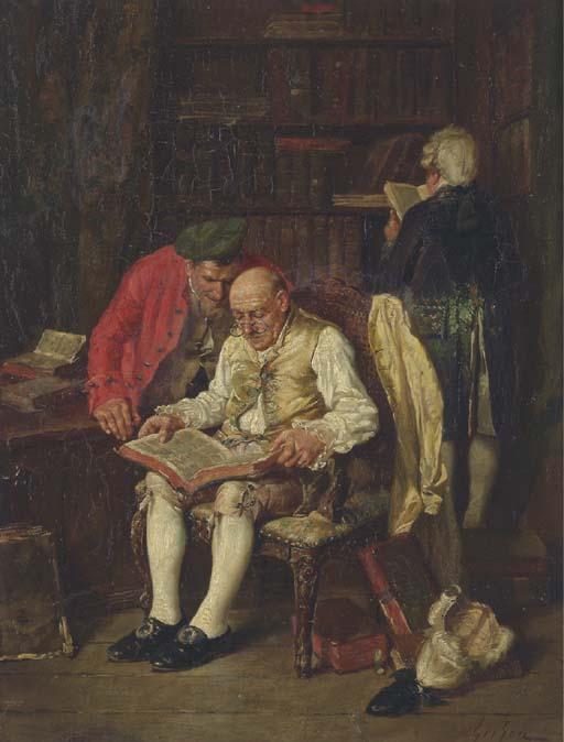 François Adolphe Grison - Les Recherches; and Les Connaisseurs