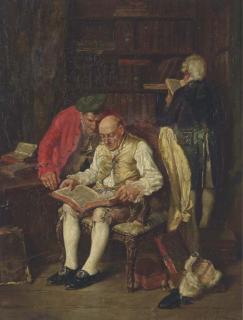 François Adolphe Grison - Les Recherches; and Les Connaisseurs