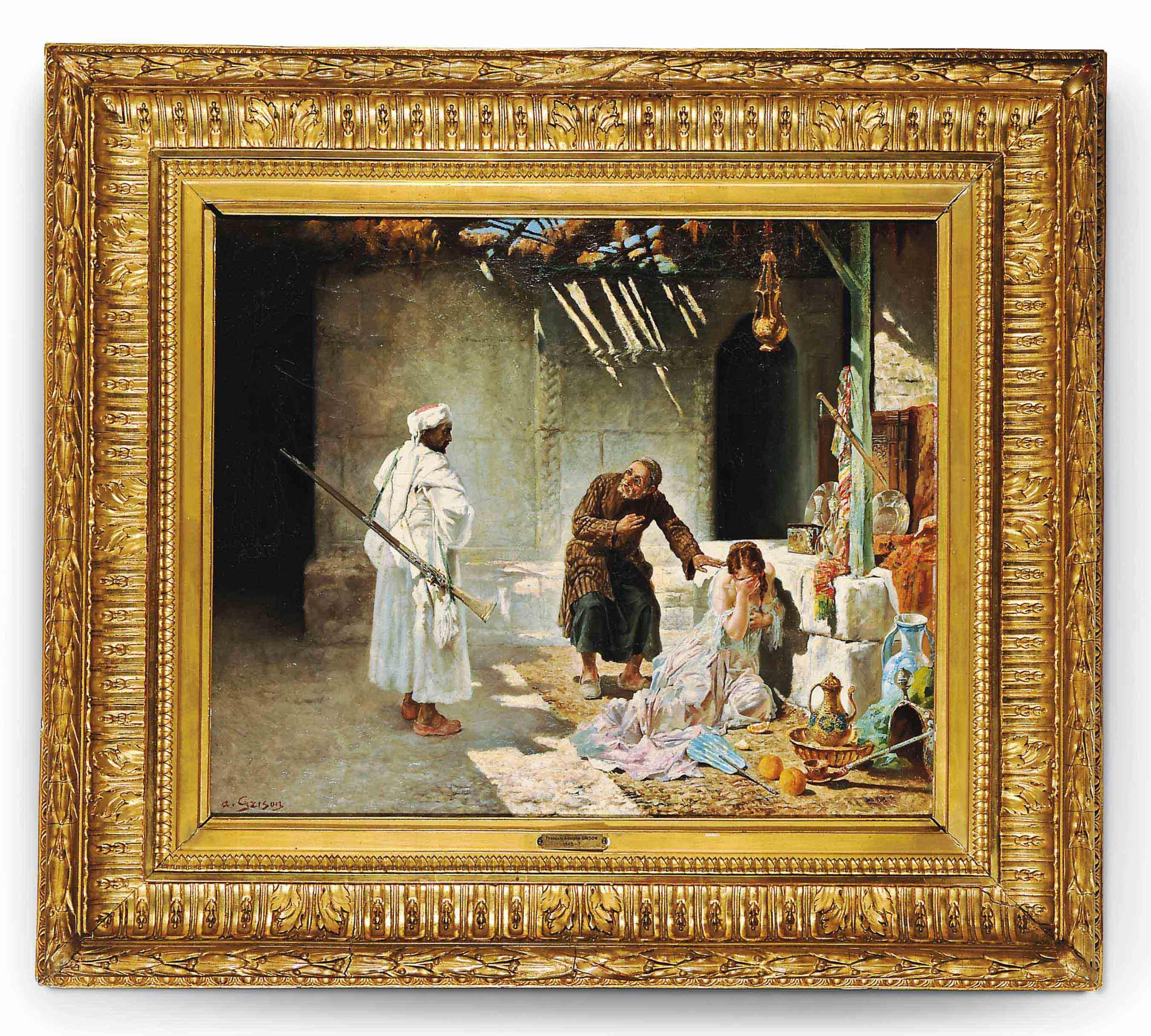 François Adolphe Grison - The Cruel Bargain